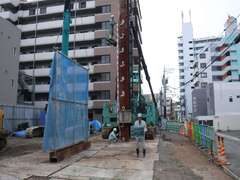 香椎駅周辺土地区画整理事業 基礎杭撤去工事